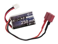 REDOX Redox 250 Mah 7,4V 20C Dean - Lipo Balíček