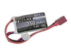 REDOX Redox 350 Mah 7,4V 20C Dean - Lipo Balíček