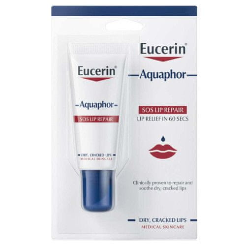 Balzám na suché a popraskané rty Aquaphor (SOS Lip Repair) 10 ml