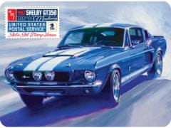 AMT Model Plastikowy - Samochód 1967 Shelby Gt350 Usps Stamp Series 1:25 - Zestaw W Metalboxie!