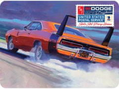 AMT Model Plastikowy - Samochód 1:25 1969 Dodge Charger Daytona (Usps Stamp Series Collector Tin)