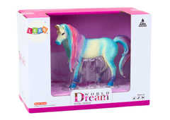 Lean-toys Sběratelská Figurka Velký Jednorožec Modrý 11 Cm