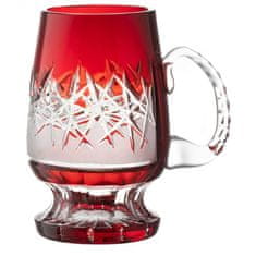 Caesar Crystal Půllitr Hoarfrost, barva rubín, objem 650 ml