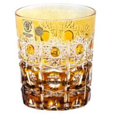 Caesar Crystal Sklenička Petra, barva amber, objem 290 ml