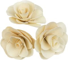 Dekorace - Palm Deco Rose 6 cm - 3 ks