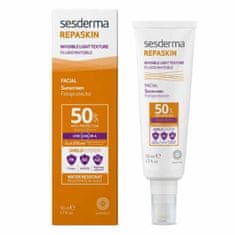 Sesderma Pleťový fluid neviditelná fotoochrana SPF 50 Repaskin (Invisible Light Texture Facial Sunscreen) 50