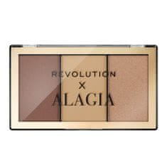 Konturovací paletka x Alagia (Face Like Alagia Highlight & Bronze Palette) 7,5 g