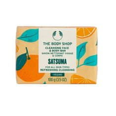 Tuhé mýdlo na obličej a tělo Satsuma (Cleansing Face & Body Bar) 100 g