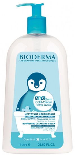 Vyživující čisticí krém ABCDerm (Nourishing Cleansing Cream) 1000 ml