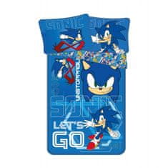 Jerry Fabrics  Povlečení Sonic Let's go 140x200, 70x90 cm