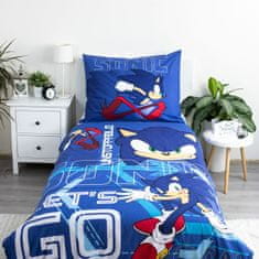 Jerry Fabrics  Povlečení Sonic Let's go 140x200, 70x90 cm