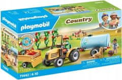 Playmobil Playmobil traktor s přívěsem a nádrží 71442