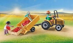 Playmobil Playmobil traktor s přívěsem a nádrží 71442