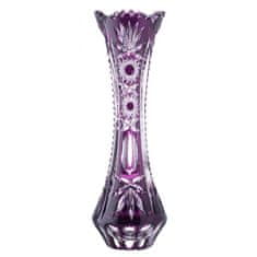 Caesar Crystal Váza Kendy, barva fialová, váška 230 mm