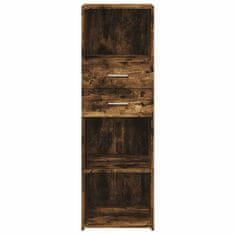 Vidaxl Skříň highboard kouřový dub 40 x 42,5 x 124 cm kompozitní dřevo