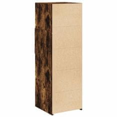 Vidaxl Skříň highboard kouřový dub 40 x 42,5 x 124 cm kompozitní dřevo