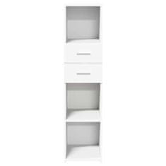 Vidaxl Skříň highboard bílá 30 x 42,5 x 124 cm kompozitní dřevo