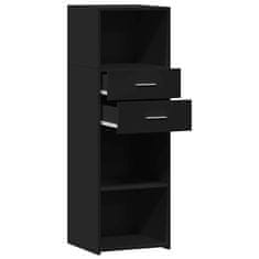 Vidaxl Skříň highboard černá 40 x 42,5 x 124 cm kompozitní dřevo