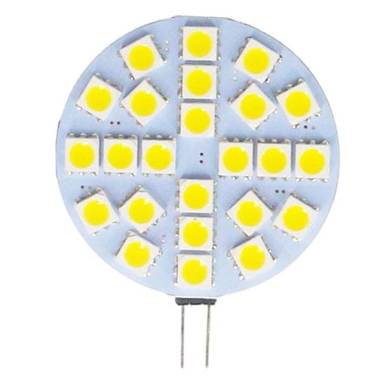 HADEX Žárovka LED G4, 24xSMD bílá teplá, 12V/3W