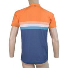 Sensor Dres Cyklo Summer Stripe - pánský, modrá/oranžová - Velikost S