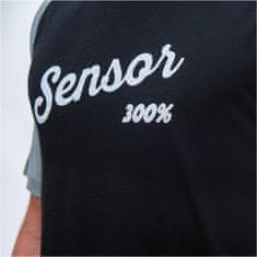 Sensor Triko Merino Active PT Logo - pánské, krátký, černá/šedá - Velikost S