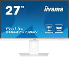 iiyama ProLite/XUB2797QSN-W1/27"/IPS/QHD/100Hz/1ms/White/3R