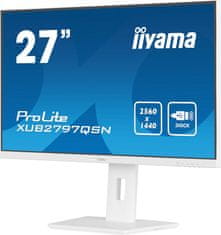 iiyama ProLite/XUB2797QSN-W1/27"/IPS/QHD/100Hz/1ms/White/3R