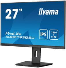 iiyama ProLite/XUB2793QSU-B7/27"/IPS/QHD/100Hz/1ms/Black/3R