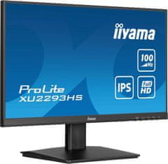 iiyama ProLite/XU2293HS-B6/21,5"/IPS/FHD/100Hz/1ms/Black/3R