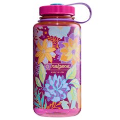 Nalgene Láhev Nalgene Wide Mouth 1000 ml Magenta w/Botanical Florals