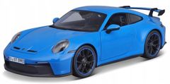 Maisto 2022 Porsche 911 GT3, modrá, 1:18