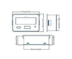 Stualarm Indikátor baterie 8-30V s USB/USB-C zásuvkou (34598)