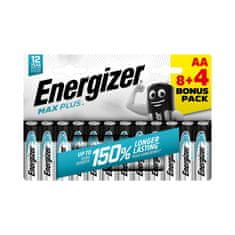 Energizer  MAX Plus Baterie - Tužka AA 8 + 4 kusy