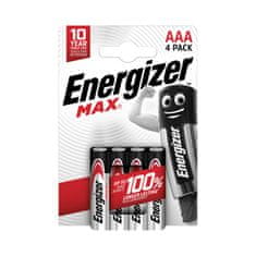 Energizer MAX Baterie - Mikrotužka AAA 4 kusy