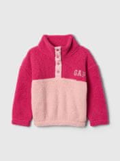 Gap Baby sherpa mikina s logem 2YRS