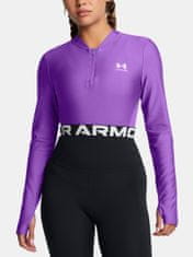 Under Armour Dámské tričko Under Armour HeatGear Rib 1/4 Zip LS-PPL L