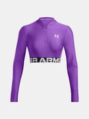 Under Armour Dámské tričko Under Armour HeatGear Rib 1/4 Zip LS-PPL L