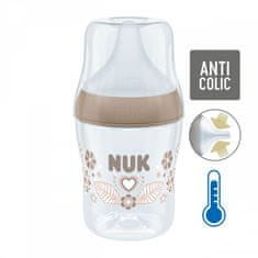 Kojenecká láhev NUK Perfect Match Temperature Control 150 ml hnědá