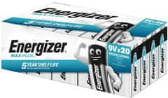 Energizer 9V baterie 20 kusů