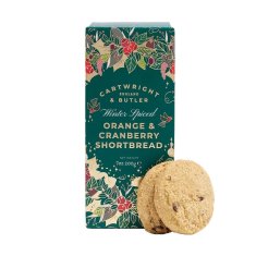 CARTWRIGHT-BUTLER Winter Spiced Orange and Cranberry Shortbread