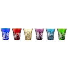 Caesar Crystal Set likérky Mars, barva mix barev, objem 45 ml