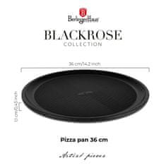 Pánev na pizzu s titanovým povrchem 36 cm Matte Black Collection BH-7928