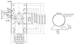 Hikvision držák pro kameru DS-1275ZJ-SUS/ HiLook B1xxHA-LU/ D1xxHA-LU/ T2xxHA-LU/ T2xxHA-LUF