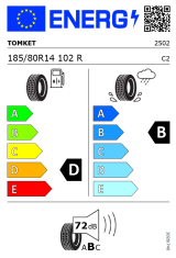 TOMKET VAN 8PR 185/80 R14 R102