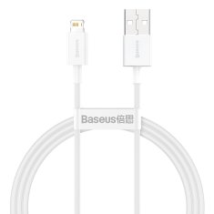 BASEUS Datový kabel Superior Series USB/Lightning 1m (2.4 A) bílá