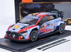 IXO MODELS Hyundai i20 N Rally1 #11 T.Neuville/M.Wydaeghe Rallye Monte Carlo 2024 IXO 1:18