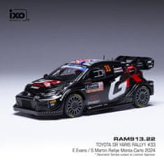 IXO MODELS Toyota GR Yaris Rally1 #33 E.Evans/S.Martin WRC Rallye Monte Carlo 2024 IXO 1:43