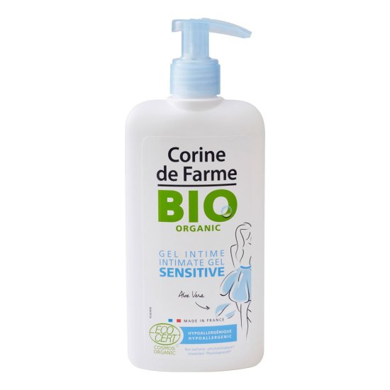 Corine de Farme Bio Intimní hygiena pro citlivou pokozku s pumpickou (250ml)