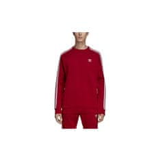 Adidas Mikina červená 188 - 193 cm/XXL 3STRIPES Crew