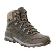 Jack Wolfskin Boty trekové hnědé 45 EU Refugio Prime Texapore Mid